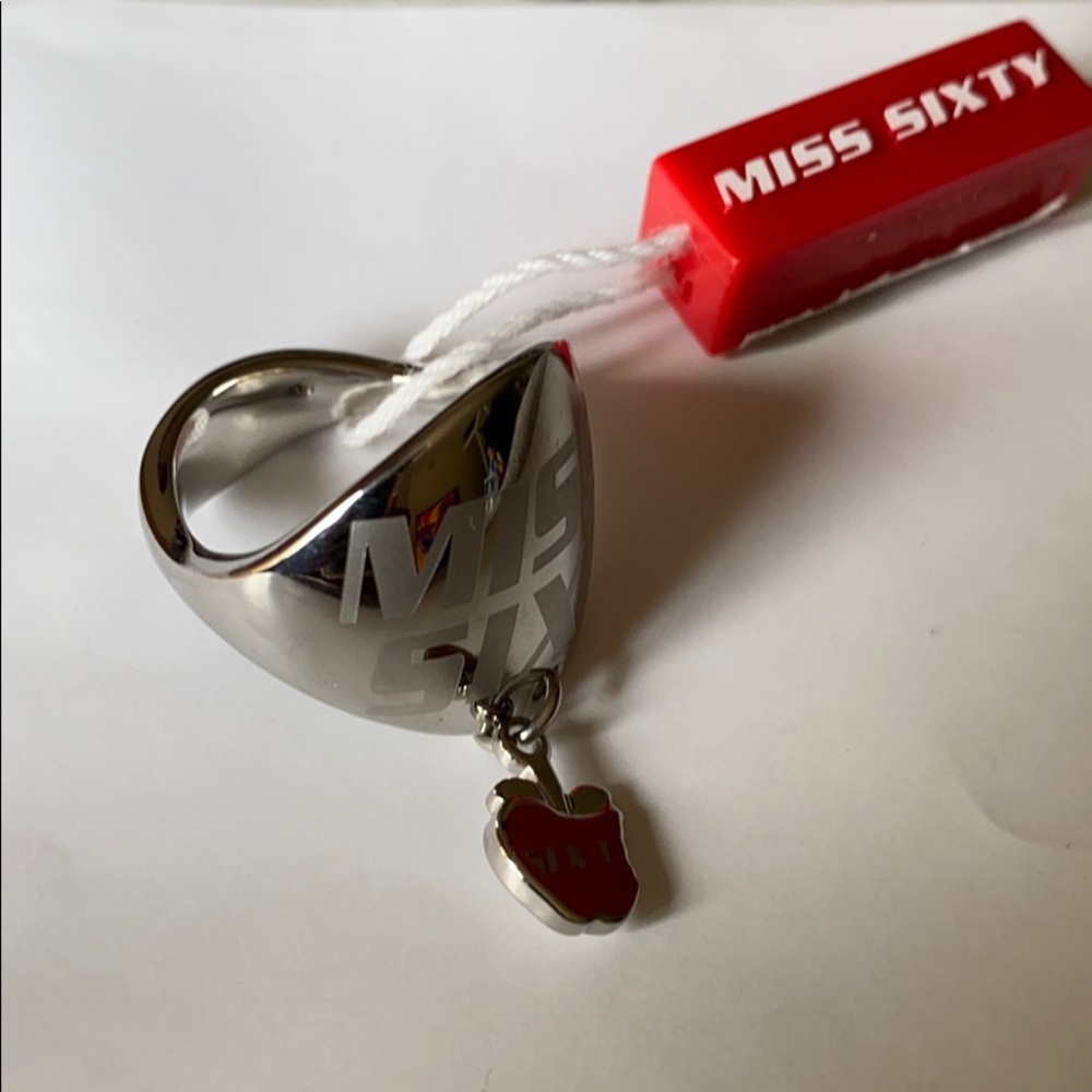 MISS SIXTY STAINLESS STEEL RING - Picture 2 of 3